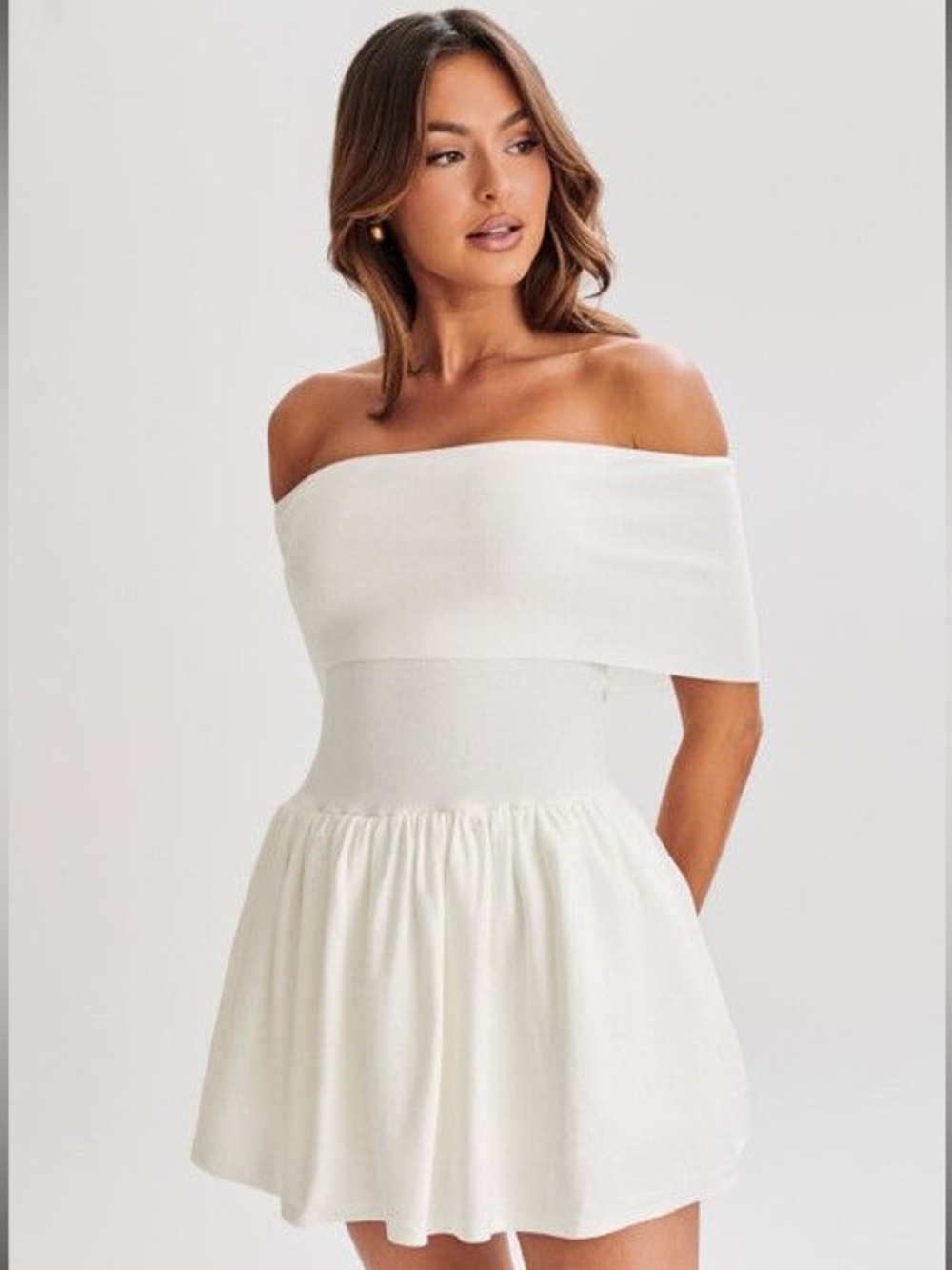NWT Meshki Lydia Off the Shoulder Dress